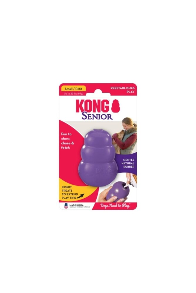 Kong Senior Yaşlı Köpekler İçin Isırma Oyuncağı S | SRC: Barcode: 035585111551